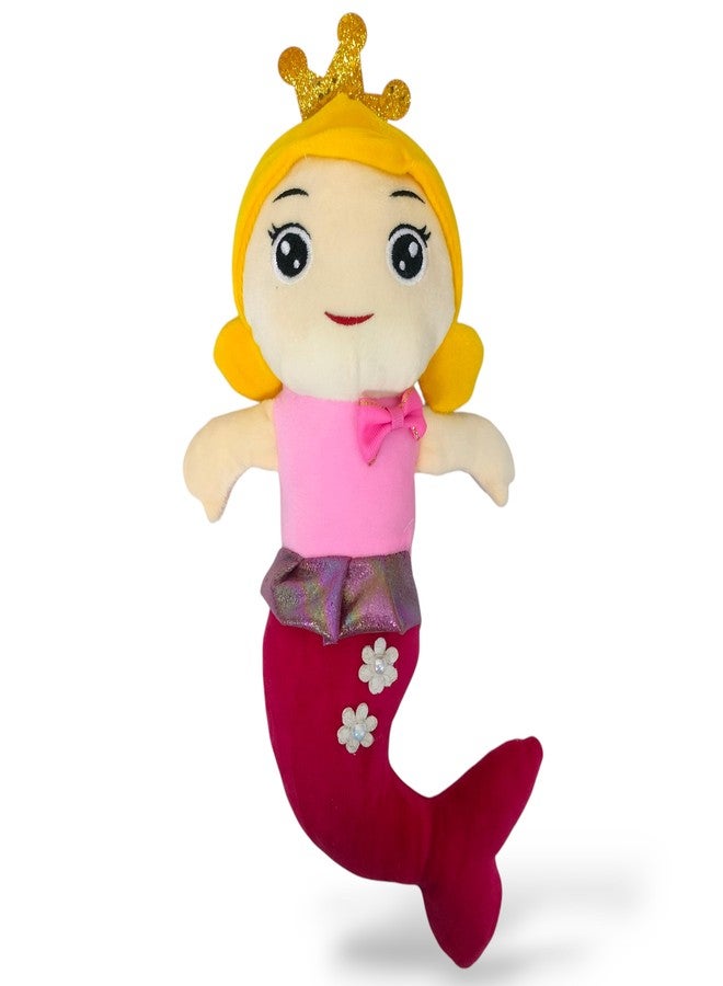 Yey Mermaid Soft Toys for Kids - Stuffed Animal Plush Toy for Kids Girls Birthday Gifts | Mermaid Doll Plushie Toy - Doll 30 Cm Pink Color - Image 1